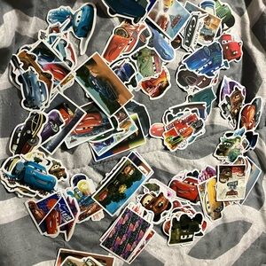 Multicolored Disney Pixar Cars Stickers